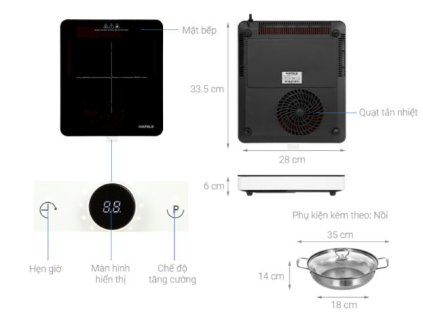 BẾP TỪ ĐƠN HAFELE HSI 21FW 536.61.990